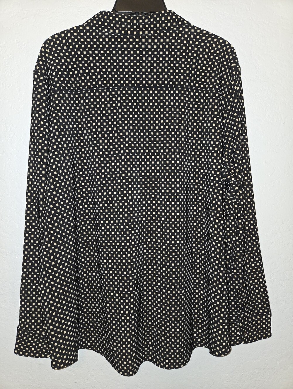 Lauren Ralph Lauren Black And Tan, Long Sleeve Button Down Shirt Size 3X - Picture 5 of 5